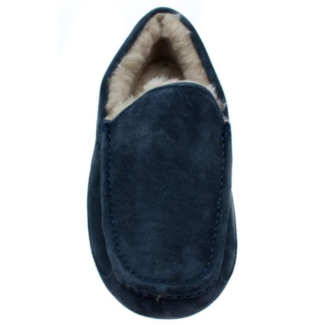 Mens New Navy Ascot Slippers