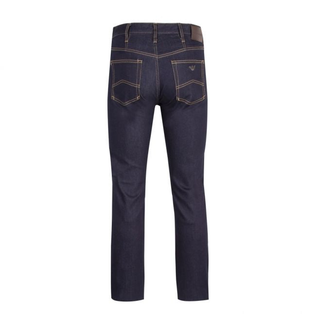 Mens Blue Rinse J21 Regular Fit Jeans