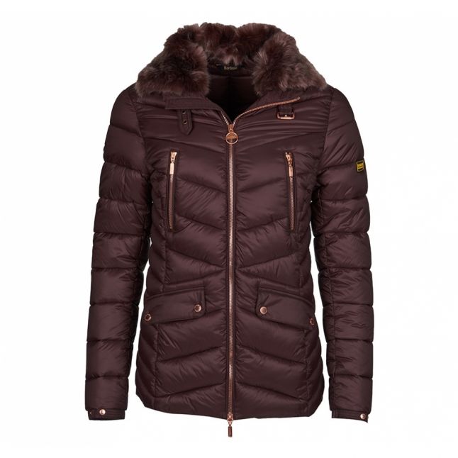 Womens Cocoa Autocross Quilted Jacket