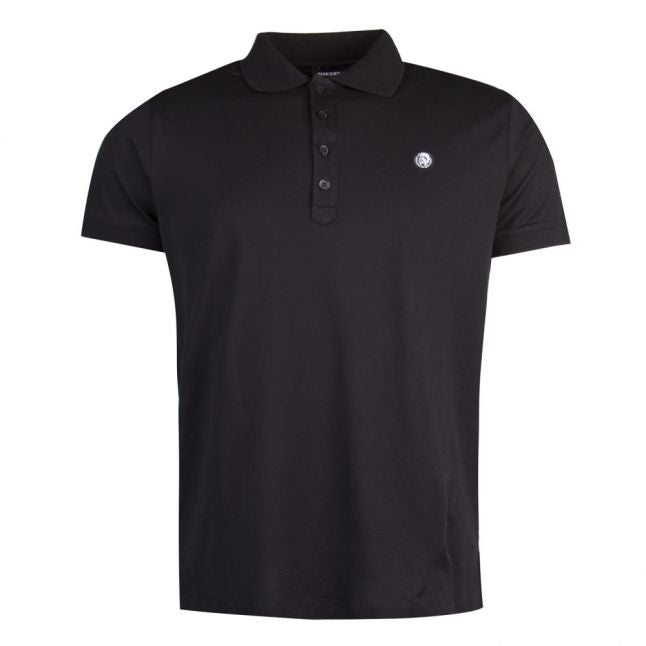 Mens Black T-Weet S/s Polo Shirt