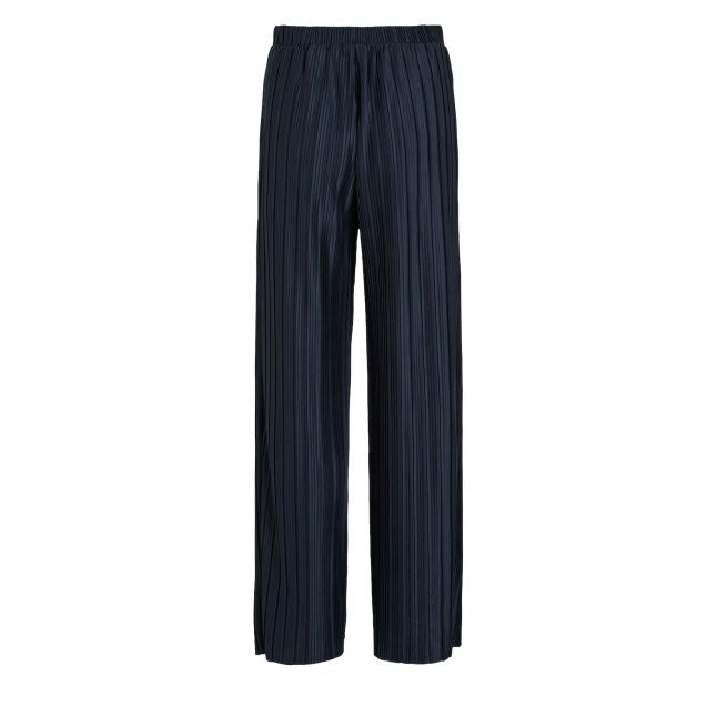 Womens Navy Blazer Vitahlia Plisse Co-ord Trousers