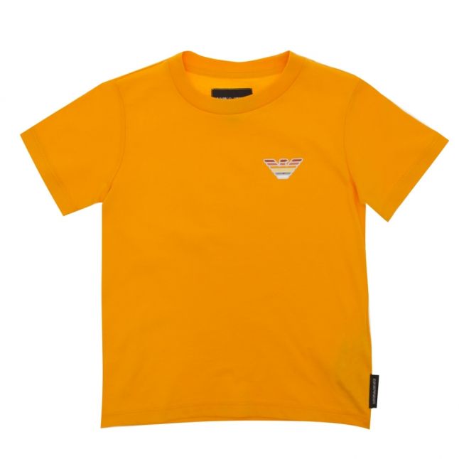 Boys Red Eagle Chest S/s T shirt