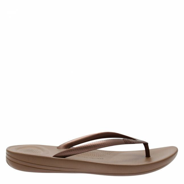 Womens Bronze Iqushion Flip Flops