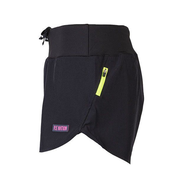 Womens P.E. Nation Black In Play Shorts