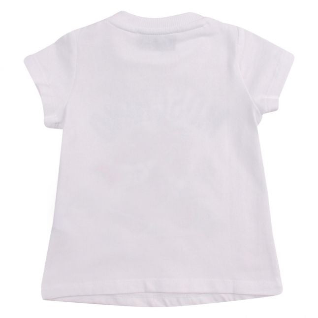 Baby White Toy Butterfly S/s T Shirt