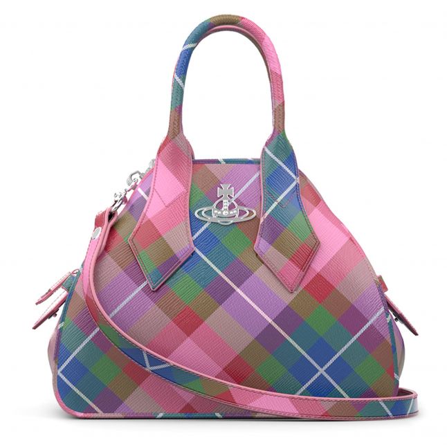 Womens Candy Tartan Yasmine Small Handbag