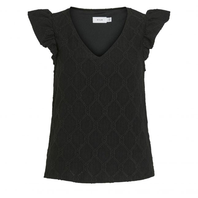 Womens	Black Beauty Videlea Cap Sleeve Top