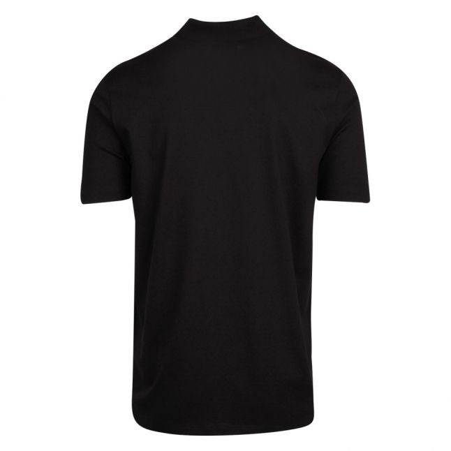 Mens Black Delion Logo Cube S/s Polo Shirt