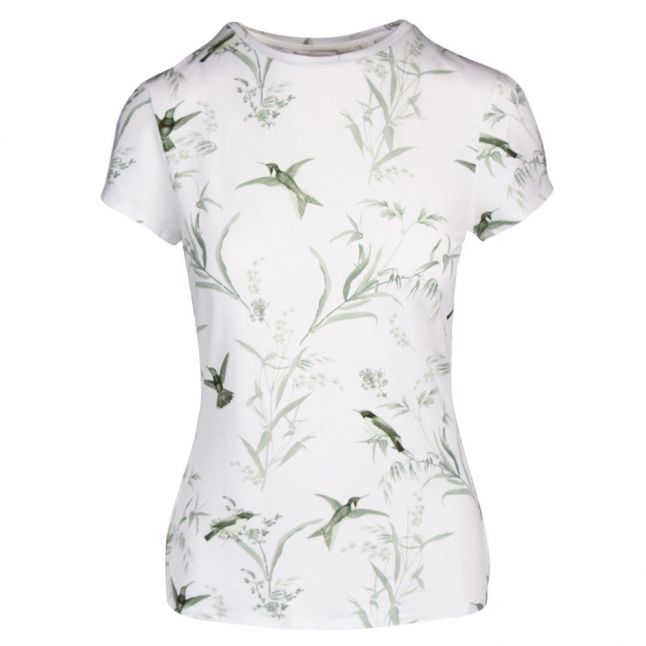 Womens White Yumelia Fortune Fitted S/s T Shirt