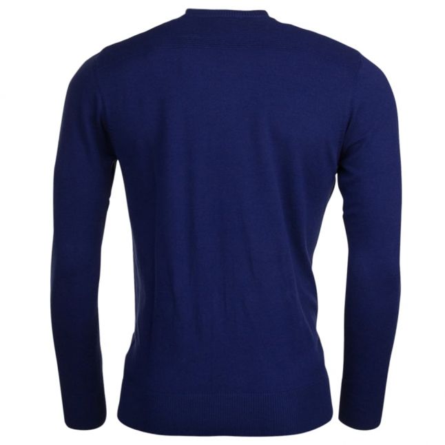 Mens Blue K-Pablo Crew Knitted Jumper