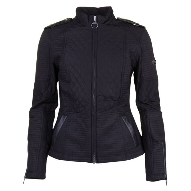 Womens Black Folco Extractor Quilted Jacket