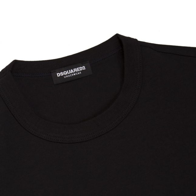 Mens Black Arm Logo S/s T Shirt