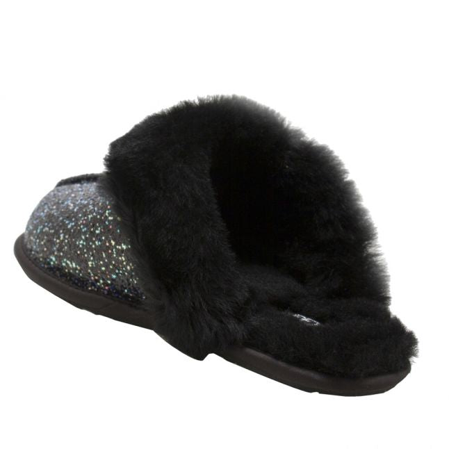 Womens Black Scuffette II Cosmos Slippers