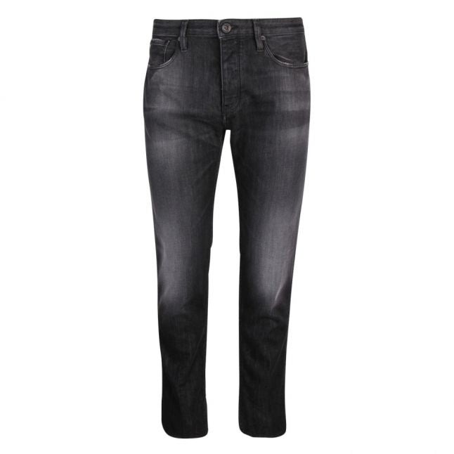 Mens Washed Black J75 Slim Fit Jeans