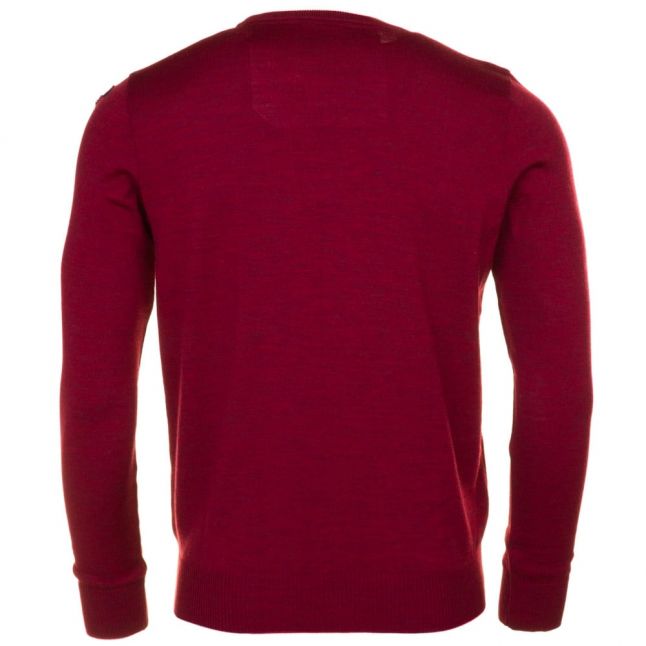 Paul & Shark Mens Red Shark Fit Jumper