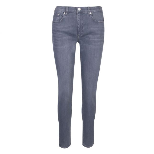 Womens Blue Grey Rebound Organic Cotton Skinny Jeans