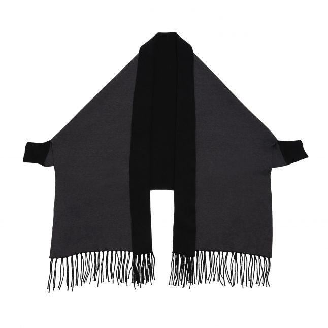 Womens Black Katie Shawl Kape