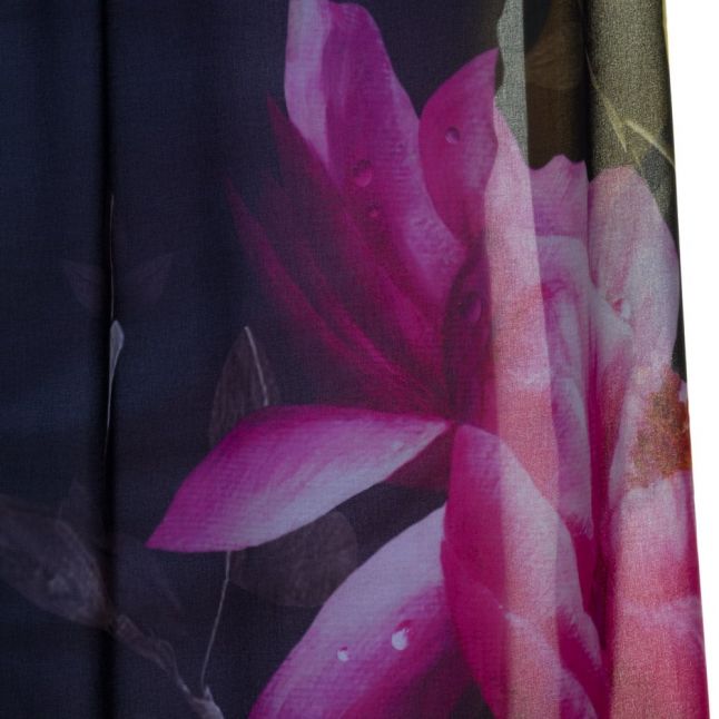 Womens Black Camirae Citrus Bloom Sarong