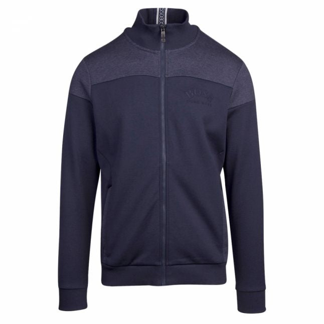 Athleisure Mens Navy Skaz Zip Thru Sweat Jacket