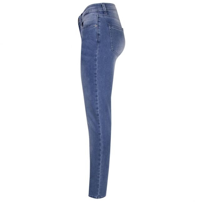 Womens Blue Scrambler Skinny Jeans