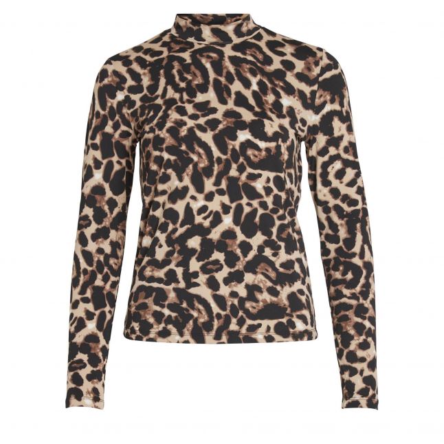 Womens	Nomad LEO Vileoa Leopard Rollneck Top