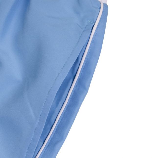 Mens Light Blue Starfish Contrast Swim Shorts