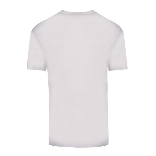 Mens White Chest Box Logo S/s T Shirt