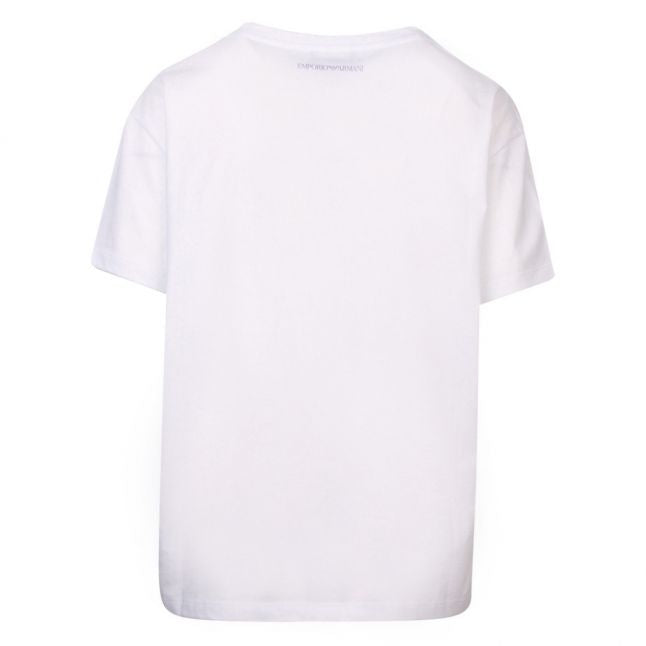 Womens White Painted Lips S/s T Shirt