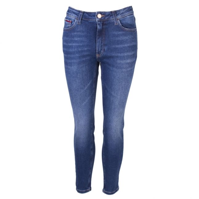 Womens Soto Dark Blue High Rise Santana Skinny Jeans