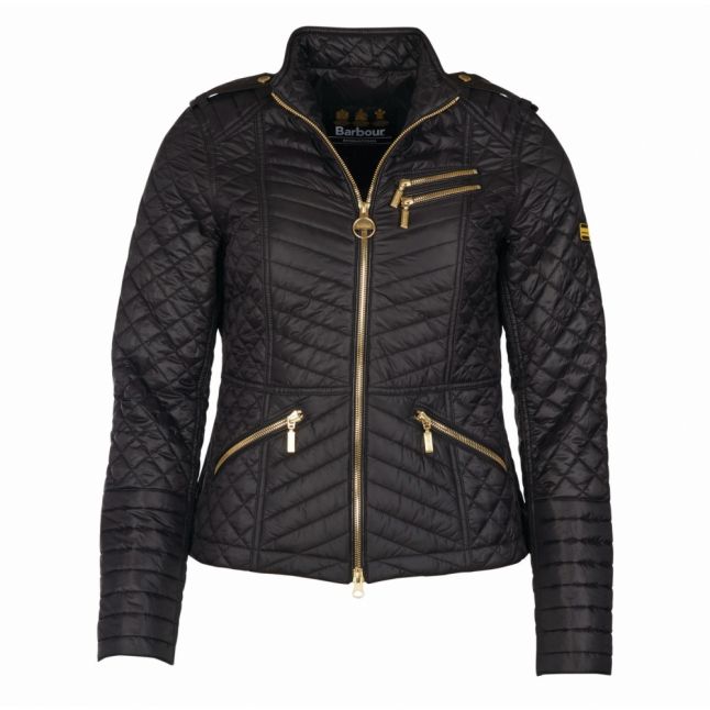 Womens Black Weld Quilted Jacket