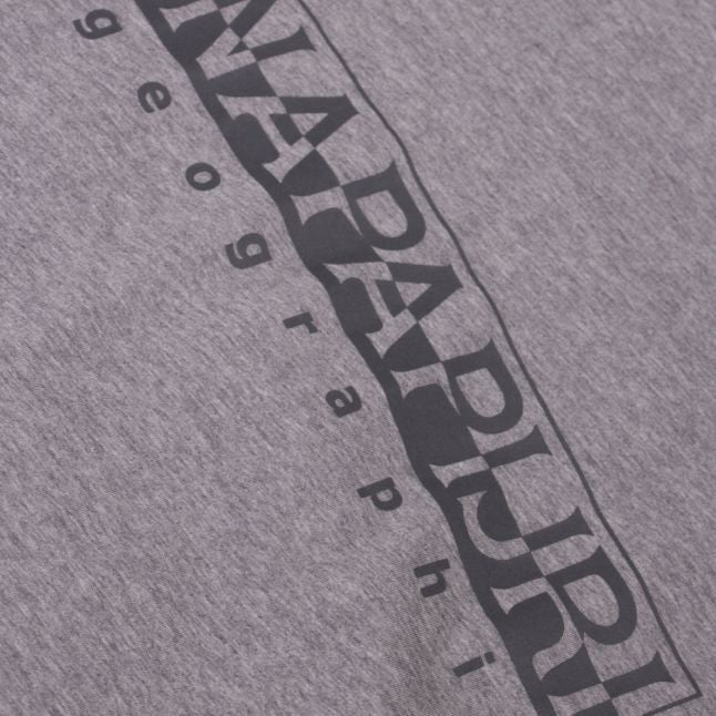 Mens Mid Grey Melange Sevora S/s T Shirt