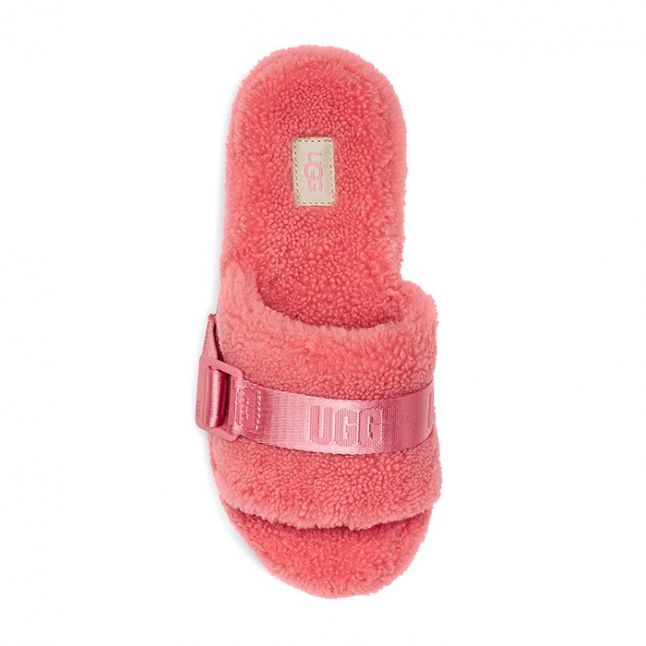 Womens Pink Blossom UGG Slippers Fluffita