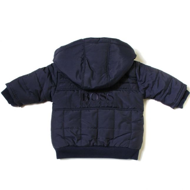 Baby Blue Branded Puffer Jacket