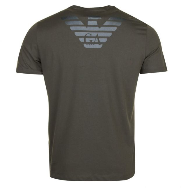 Mens Khaki Chest Eagle S/s T Shirt