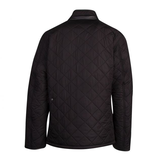 Mens Black Powell Quilted Jacket