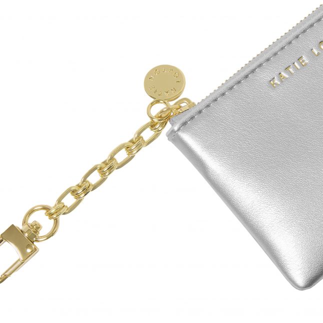 Womens Silver Tilly Keychain Purse