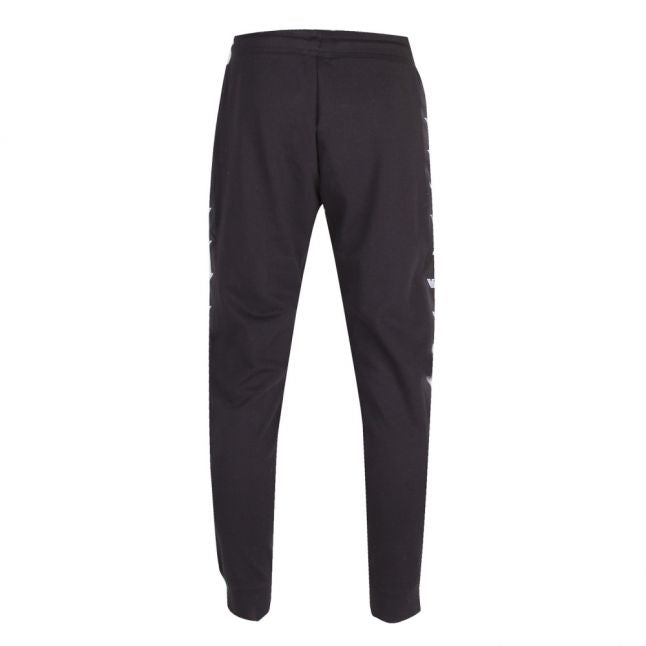 Mens Black Taped Sweat Pants