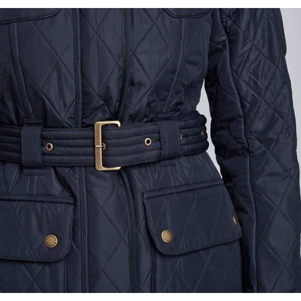 Womens Navy Love Tourer Polarquilt Jacket