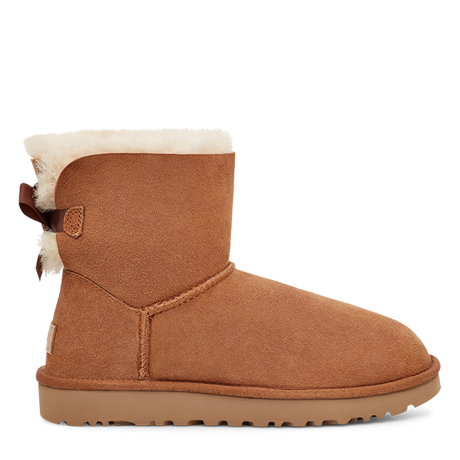 Womens Chestnut Mini Bailey Bow II Boots