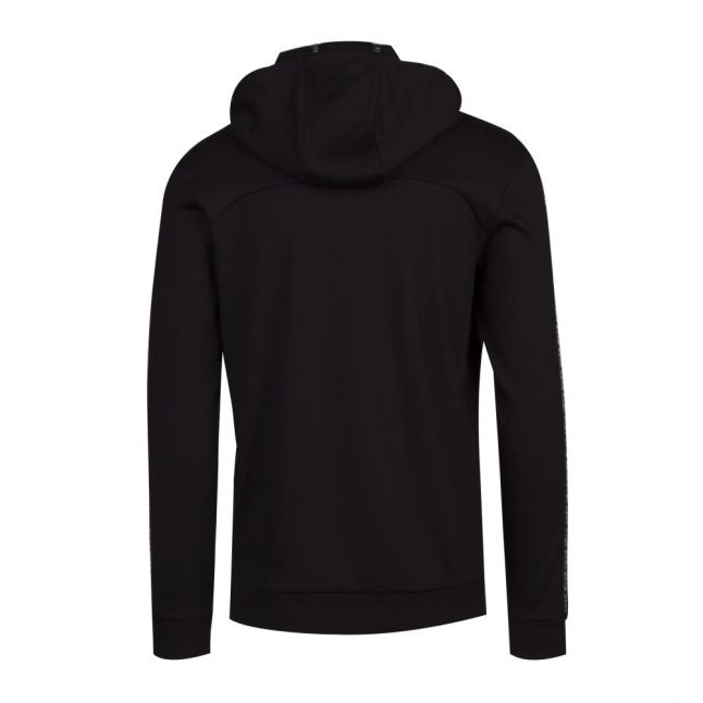 Mens Black Dercolano Hooded Sweat Top