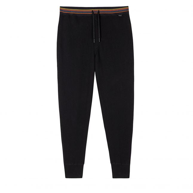 Mens Black Artist Rib Lounge Pants