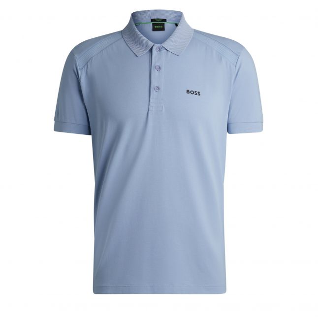 Mens Blue Paddy 4 Reg S/s Polo