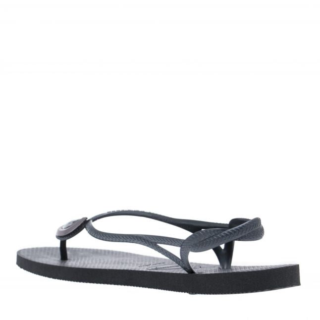 Womens Black Luna Especial Flip Flops