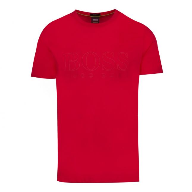 Mens Red Teebo_N Tonal Logo S/s T Shirt