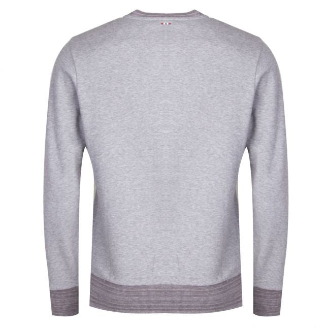 Mens New Med Grey Bia Crew Sweat Top