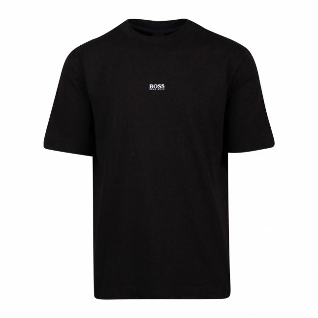 Casual Mens Black Tchup Centre Logo S/s T Shirt