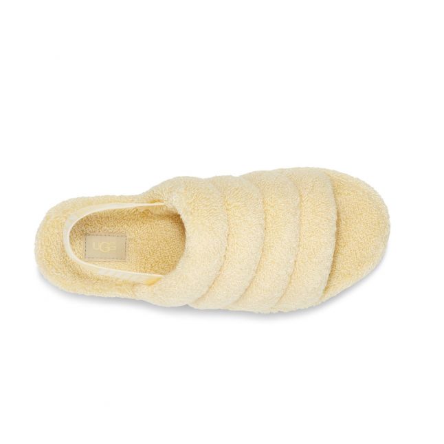 Womens UGG Banana Pudding Slippers Fluff Yeah Terry