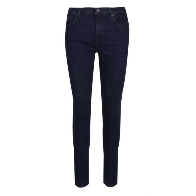 Womens Blue Black Rebound Organic Skinny Fit Jeans