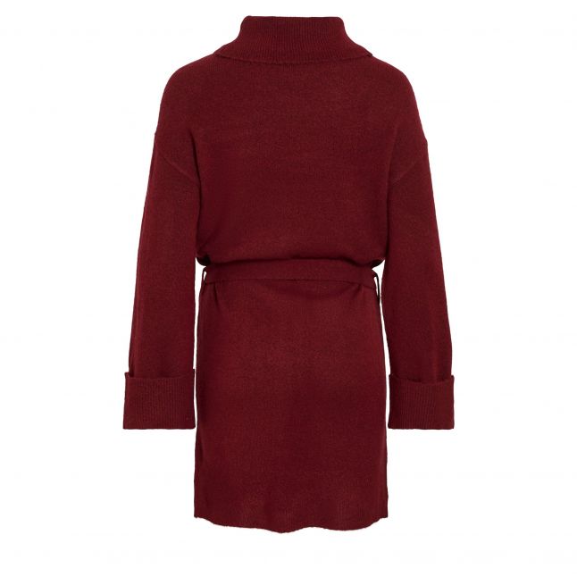 Womens Cabernet Virolfie Tie Belt Knit Dress