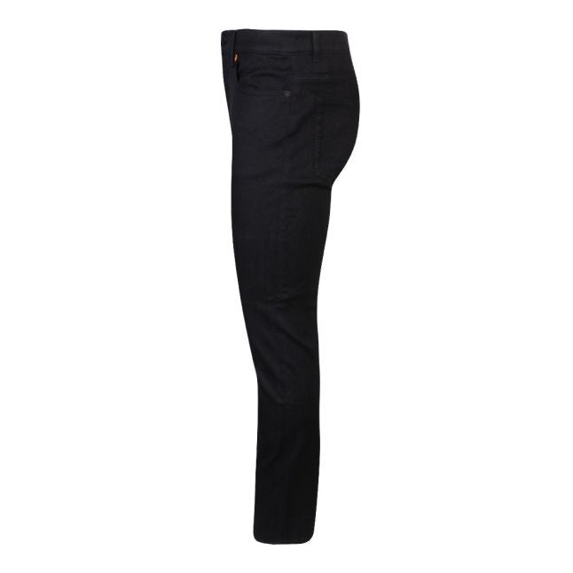 Mens Black Delaware Slim Jeans